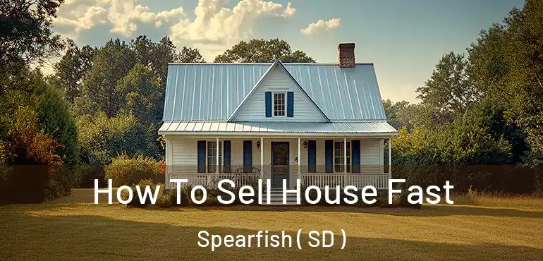  How To Sell House Fast Spearfish ( SD )