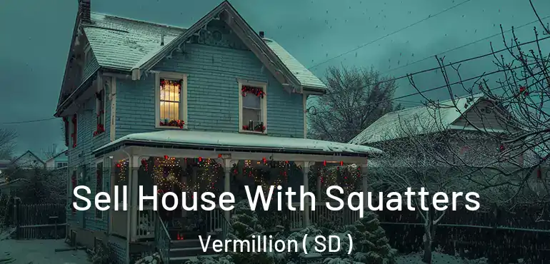  Sell House With Squatters Vermillion ( SD )